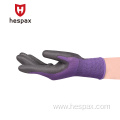 Hespax Nylon Micro-foam Nitrile Palm Dotted Labour Gloves